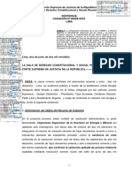 Corte Suprema de Justicia de La República Sala de Derecho Constitucional y Social Permanente