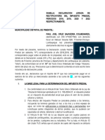 Declaracion Jurada RECTIFICATORIA DEL IMPUESTO PREDIAL (Recuperado Automáticamente)
