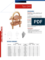 Tipo GAR: Especificaciones