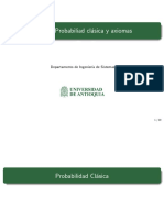 Clase 5: Probabiliad CL Asica y Axiomas: Jaime Mosquera