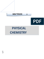 Physical Chemistry: Section 1