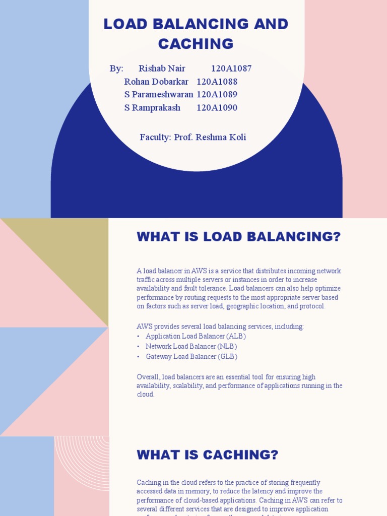 Load Balancing and Caching | PDF | Load Balancing (Computing) | Cache ...