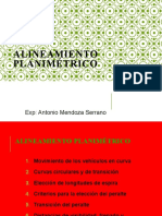 Alineamiento Planimétrico: Exp: Antonio Mendoza Serrano