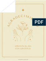 R AD Ecimie N T O: Afronta El Día Con Gratitud