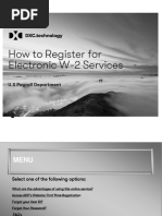 DXC How To Register For Electronic W-2 Services