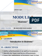 Module 2 - Introduction To Business