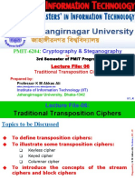 PMIT-6204:: Cryptography & Steganography