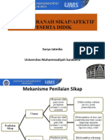 Evaluasi Ranah Sikap