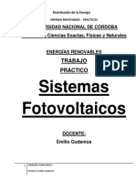 Sistemas Fotovoltaicos: Trabajo Practico