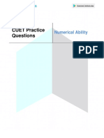 CUET Practice Questions: Numerical Ability