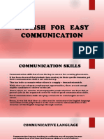 English For Easy Communication