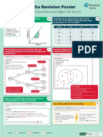 GCSE (9-1) Maths Revision Poster: New Common Content To Foundation and Higher Tier #2 of 2