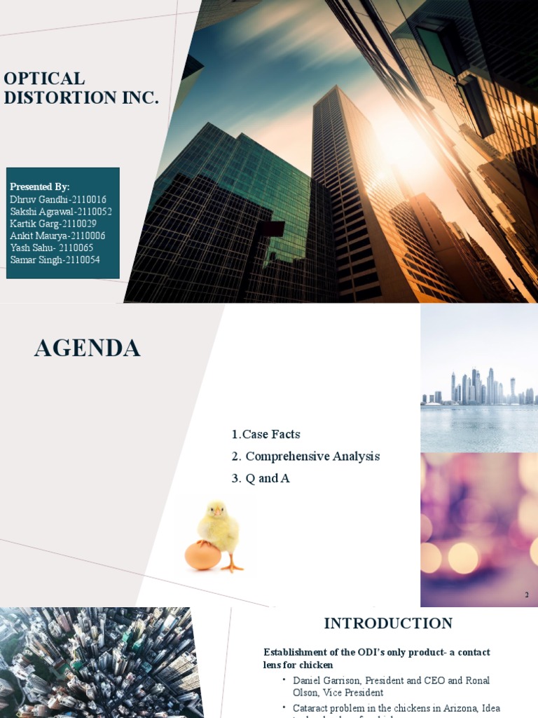 Optical Distortion Inc. Presented by PDF Poultry Farming Pricing