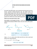 Kalkukus Vektor (Vektor Pada Bidang Dan Ruang-Inner Product)