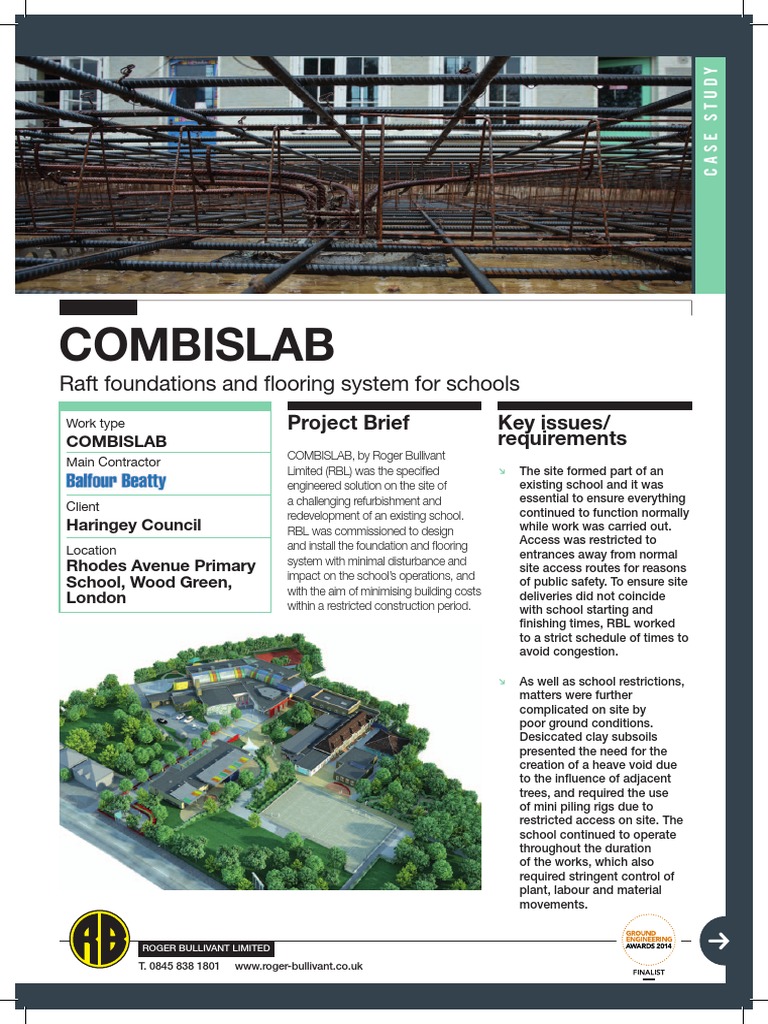 Foundation Packages COMBISLAB Rhodes Avenue School PDF Deep