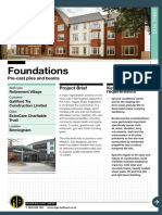 Foundation Packages - Pre-Cast Piles & Beams - Hagley Road