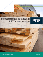 Procedimientos de Cadena de Custodia FSC™ para Vendedores: Guía de Preferred by Nature Abril 2022