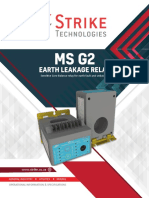 Earth Leakage Relay: Sensitive Core Balance Relay For Earth Fault and Unbalance