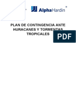 Plan contingencia huracanes tormentas