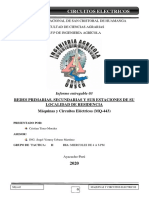 Redes Primarias, Segundarias y Subestaciones Informe Entrgable O3 Tineo Morales Cristian