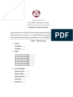 Questionário sobre automedicação na Farmácia Farmaclinic de Janeiro a Maio de 2023