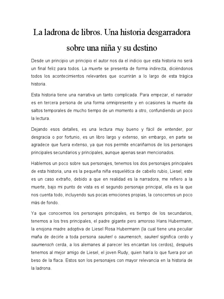 La Ladrona de Libros PDF