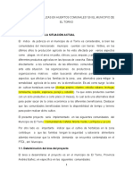 Cultivo de Hortalizas en Huertos Comunales" en El Municipio de El Torno