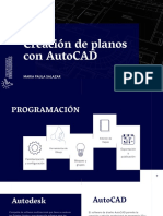 Creación de Planos Con Autocad: Maria Paula Salazar