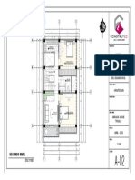 Planos distribución segundo nivel vivienda Miramar 40c