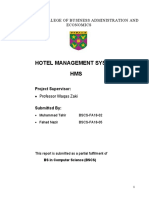 Hotel Management System HMS: National College of Business Administration and Economics
