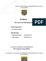 Proshop: (E-Commerce Web Application)