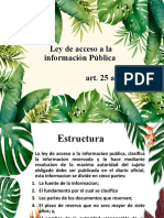 Derecho Adm. Ley Acceso A La If. P.