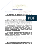 Lei no 12.016 de 2009 disciplina mandado de segurança