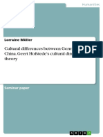 Cultural Differences Between Germany and China. Geert Hofstede's Cultural Dimensions Theory