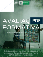 Avaliação formativa no Projeto de Vida