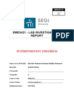 Superposition Theorem Lab Report