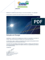 Projeto Gerador Solar 19.8kWp