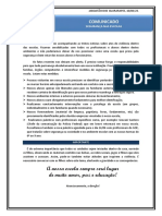 Comunicado: A Nossa Escola Sempre Será Lugar de Muito Amor, Paz e Educação!