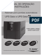 Manual de Operação E Instruções: UPS Gate e UPS Gate