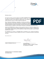 Carta Clausulas Anticorrupción HUMAX
