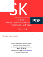 Making Capital Investment Decisions Incremental Cash Flows: Skema Business School