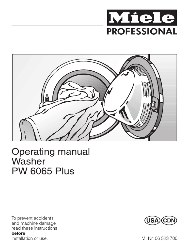 PW6065 | PDF | Washing Machine | Laundry