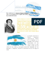 Y Su Creación : La Bandera Argentina