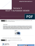 Semana 3 Revit Y Autodesk Viewer: Arquitectura Digital Iii