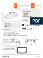 Metalux vt4s Led Vaportite Specsheet