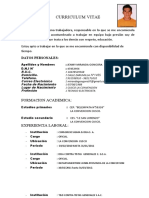 Curriculum Vitae Perfil:: Datos Personales