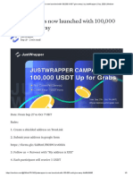 JustWrapper Is Now Launched With 100000 USDT Give Away by JustWrapper Sep 2020 Medium