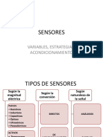 Sensores: Variables, Estrategia Y Acondicionamiento