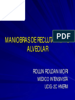 Maniobras de Reclutamiento Alveolar