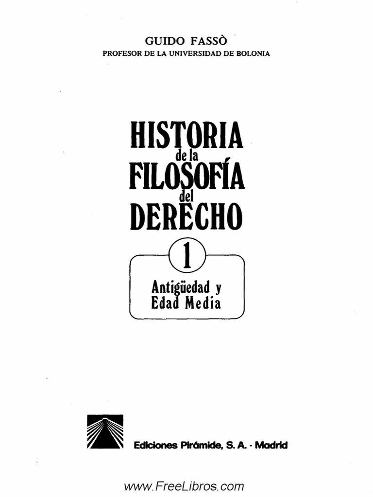 Guido Fasso Historia de La Filosofia Del | PDF